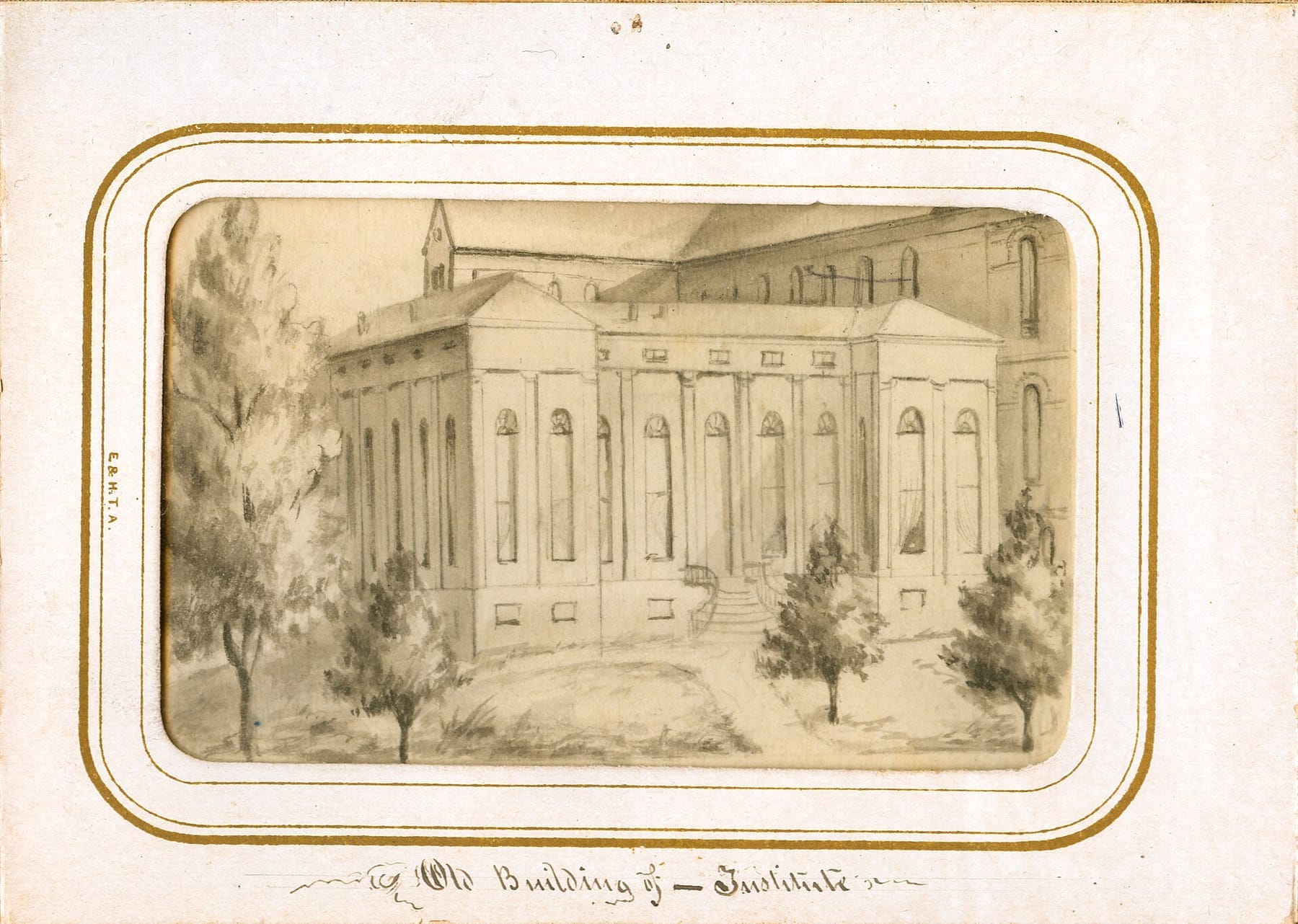 Old Building of Institute - Mother Mary Cecilia Bailly (photograph from the Wikimedia Commons category Saint Mary-of-the-Woods College)