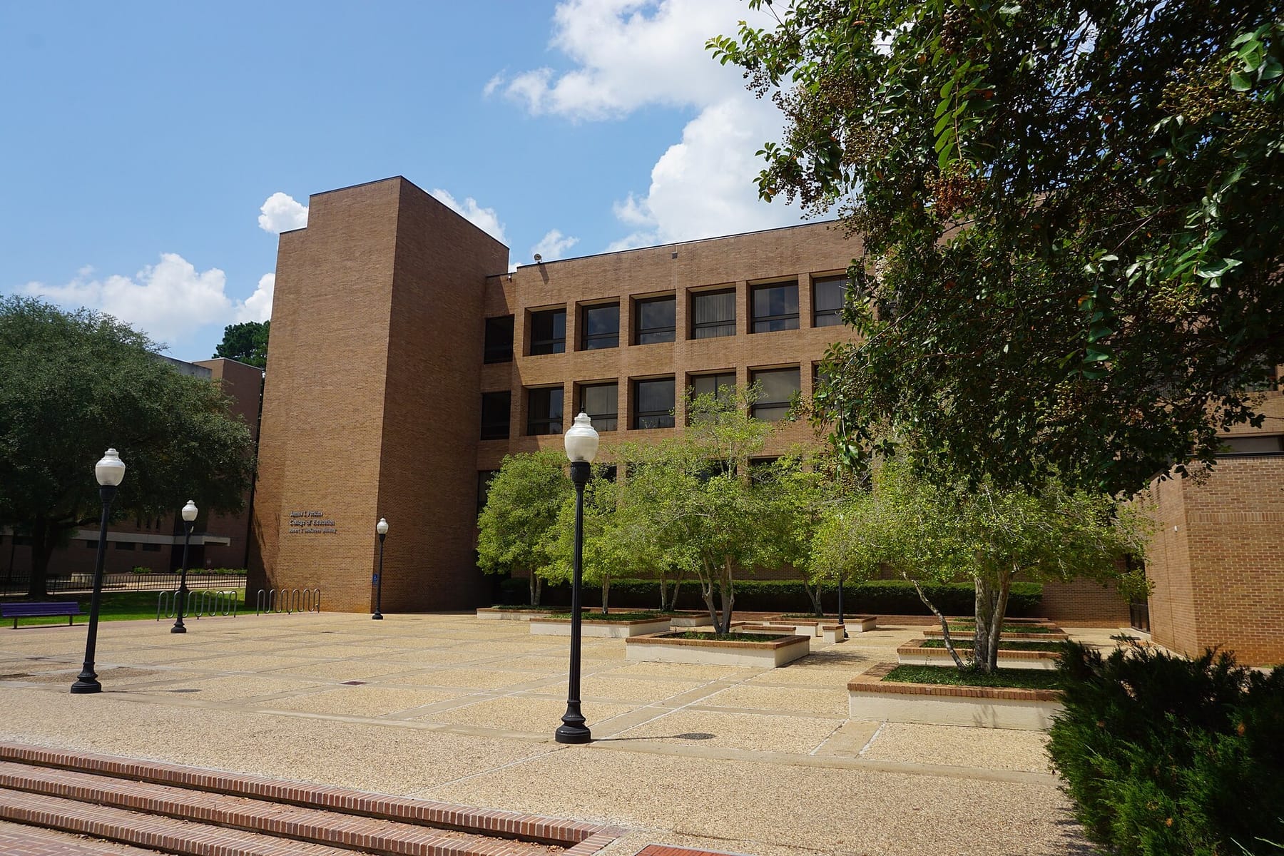 Stephen F. Austin State University August 2017 09 (Robert T. McKibben Education Building) (photograph from the Wikimedia Commons category Stephen F. Austin State University)