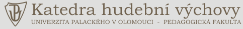 Palacký University Olomouc - Department of Music Education (Faculty of Education) logo